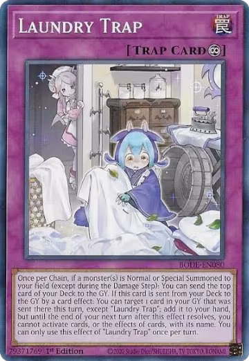Laundry Trap (BODE-EN080), Burst of Destiny — Yu-Gi-Oh! card price
