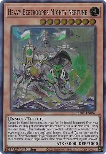 Heavy Beetrooper Mighty Neptune (BODE-EN087), Burst of Destiny — Yu-Gi-Oh! card price