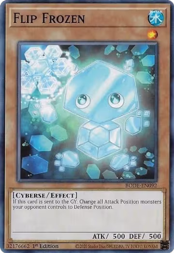 Flip Frozen (BODE-EN092), Burst of Destiny — Yu-Gi-Oh! card price