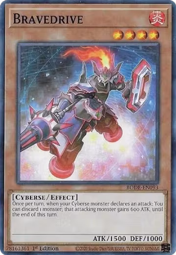 Bravedrive (BODE-EN093), Burst of Destiny — Yu-Gi-Oh! card price