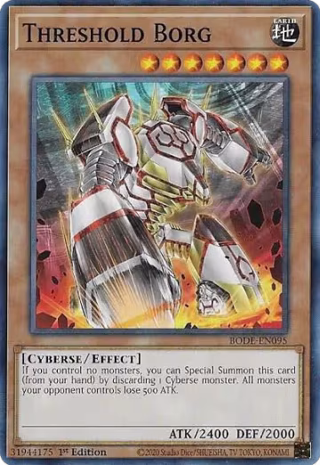 Threshold Borg (BODE-EN095), Burst of Destiny — Yu-Gi-Oh! card price