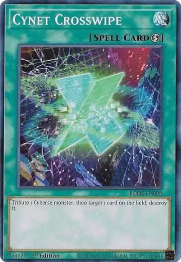 Cynet Crosswipe (BODE-EN096), Burst of Destiny — Yu-Gi-Oh! card price