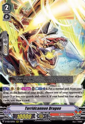 Torridcannon Dragon (D-VS01/027EN), D-VS01: V Clan Collection Vol.1 — Vanguard card price