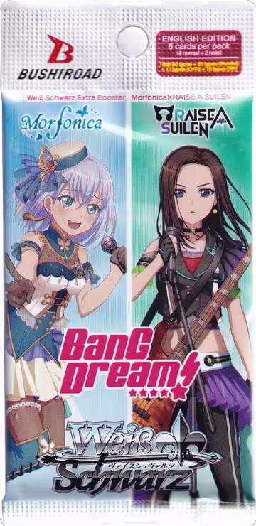 Morfonica x RAISE A SUILEN Extra Booster Pack, Morfonica x RAISE A SUILEN — Weiß Schwarz sealed product price