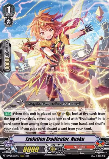 Isolation Eradicator, Nusku (D-VS01/042EN), D-VS01: V Clan Collection Vol.1 — Vanguard card price