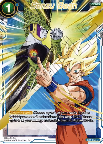 Senzu Bean (Gold Stamped) (BT1-053), Mythic Booster — DB Super card price