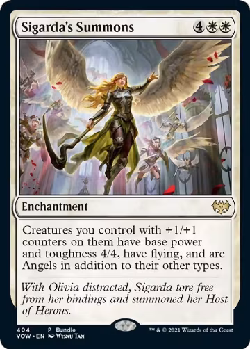 Sigarda's Summons (VOW Bundle) (404), Unique and Miscellaneous Promos — Magic card price