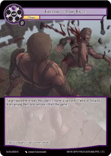 Falling from Fate (GOG-063), Game of Gods — Force of Will card price