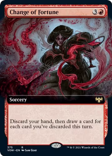 Change of Fortune (Extended Art) (375), Innistrad: Crimson Vow — Magic card price