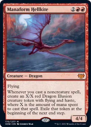 Manaform Hellkite (170), Innistrad: Crimson Vow — Magic card price