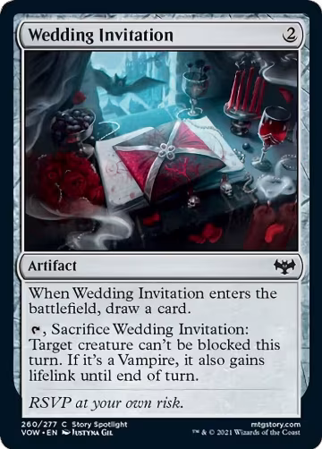 Wedding Invitation (260), Innistrad: Crimson Vow — Magic card price