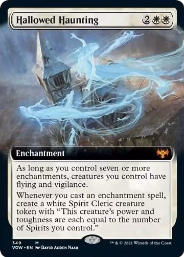 Hallowed Haunting (Extended Art) (349), Innistrad: Crimson Vow — Magic card price