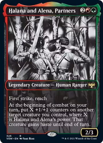 Halana and Alena, Partners (Showcase) (325), Innistrad: Crimson Vow — Magic card price
