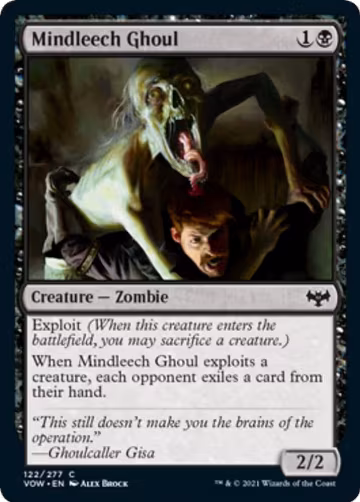 Mindleech Ghoul (122), Innistrad: Crimson Vow — Magic card price