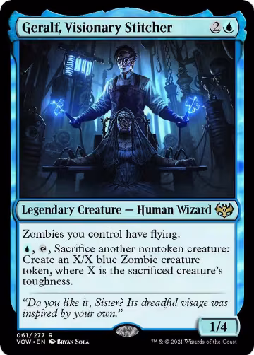 Geralf, Visionary Stitcher (61), Innistrad: Crimson Vow — Magic card price