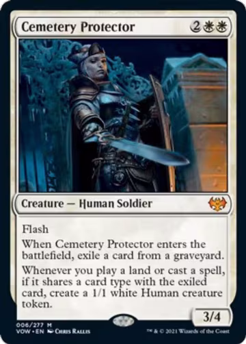 Cemetery Protector (6), Innistrad: Crimson Vow — Magic card price
