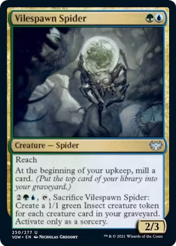 Vilespawn Spider (250), Innistrad: Crimson Vow — Magic card price