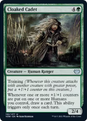 Cloaked Cadet (192), Innistrad: Crimson Vow — Magic card price