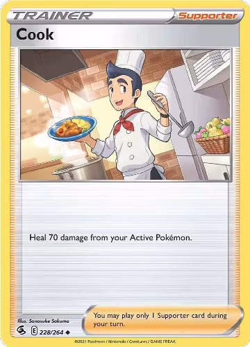 Cook (228/264), Fusion Strike — Pokémon card price