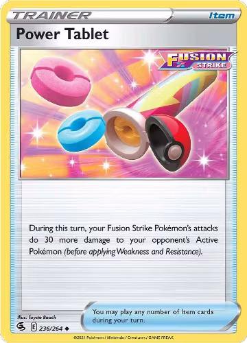 Power Tablet (236/264), Fusion Strike — Pokémon card price