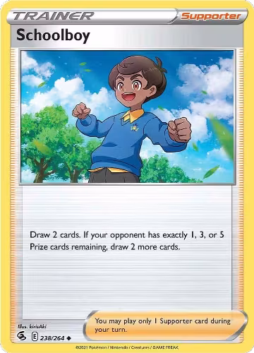 Schoolboy (238/264), Fusion Strike — Pokémon card price