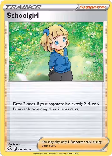 Schoolgirl (239/264), Fusion Strike — Pokémon card price