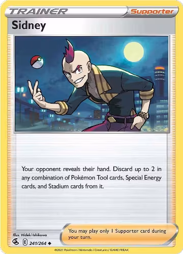 Sidney (241/264), Fusion Strike — Pokémon card price