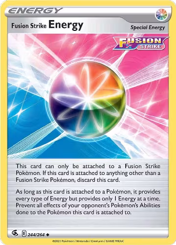 Fusion Strike Energy (244/264), Fusion Strike — Pokémon card price
