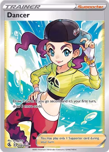 Dancer (Full Art) (259/264), Fusion Strike — Pokémon card price