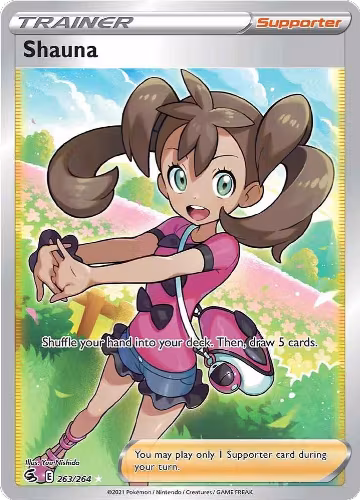 Shauna (Full Art) (263/264), Fusion Strike — Pokémon card price