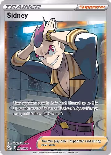 Sidney (Full Art) (264/264), Fusion Strike — Pokémon card price
