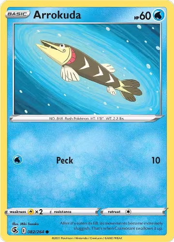 Arrokuda (082/264), Fusion Strike — Pokémon card price