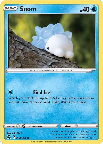 Snom (084/264), Fusion Strike — Pokémon card price