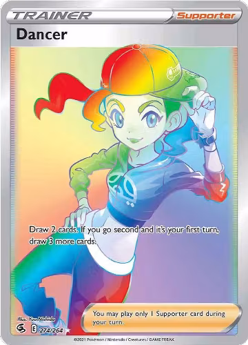 Dancer (Secret) (274/264), Fusion Strike — Pokémon card price