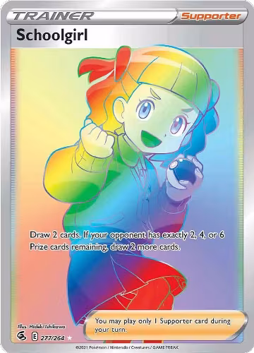 Schoolgirl (Secret) (277/264), Fusion Strike — Pokémon card price
