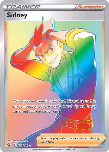 Sidney (Secret) (279/264), Fusion Strike — Pokémon card price