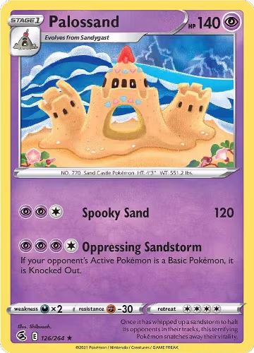 Palossand (126/264), Fusion Strike — Pokémon card price