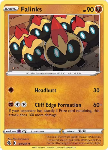 Falinks (154) (154/264), Fusion Strike — Pokémon card price