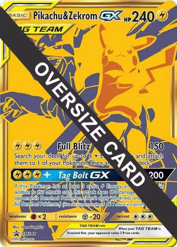 Pikachu & Zekrom GX - SM248 (SM248), Jumbo Cards — Pokémon card price