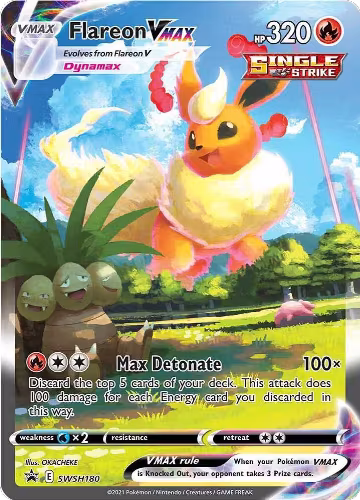 Flareon VMAX - SWSH180 (SWSH180), Sword & Shield Promo Cards — Pokémon card price