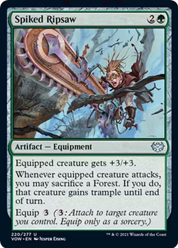 Spiked Ripsaw (220), Innistrad: Crimson Vow — Magic card price