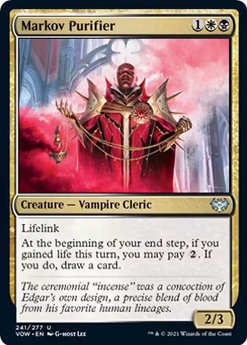 Markov Purifier (241), Innistrad: Crimson Vow — Magic card price