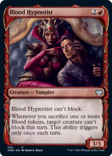 Blood Hypnotist (Showcase) (302), Innistrad: Crimson Vow — Magic card price