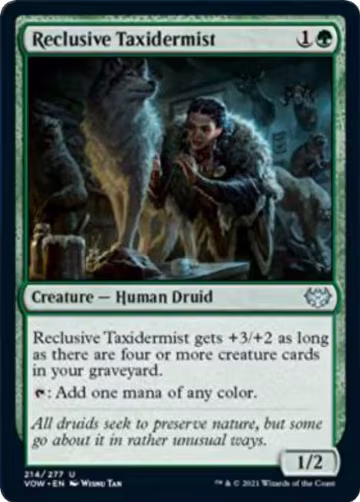 Reclusive Taxidermist (214), Innistrad: Crimson Vow — Magic card price