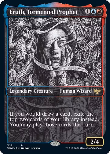 Eruth, Tormented Prophet (Showcase) (323), Innistrad: Crimson Vow — Magic card price