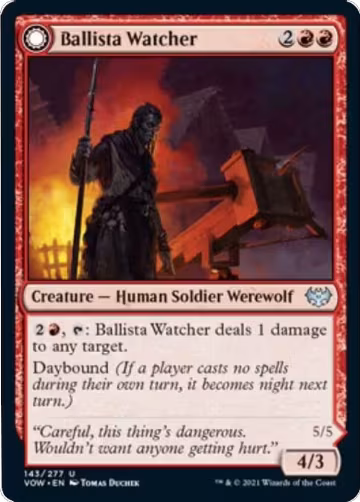 Ballista Watcher (143), Innistrad: Crimson Vow — Magic card price