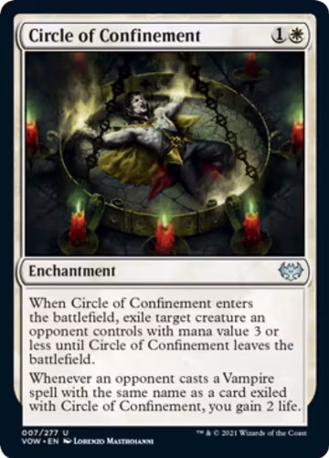 Circle of Confinement (7), Innistrad: Crimson Vow — Magic card price