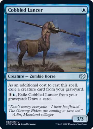 Cobbled Lancer (52), Innistrad: Crimson Vow — Magic card price