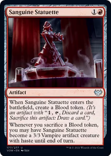 Sanguine Statuette (177), Innistrad: Crimson Vow — Magic card price