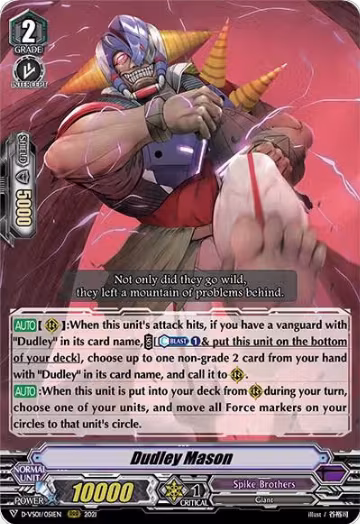 Dudley Mason (D-VS01/051EN), D-VS01: V Clan Collection Vol.1 — Vanguard card price